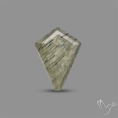 Step Cut Rutilated Prehnite
