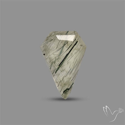 Step Cut Rutilated Prehnite