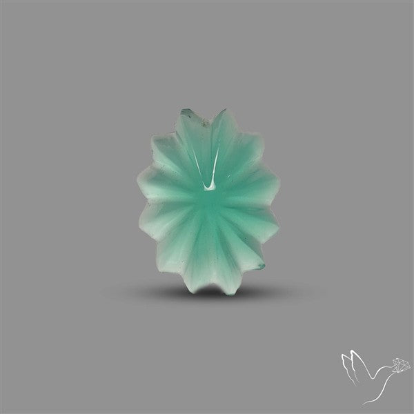 Gemmy Chrome Chalcedony Handcarved