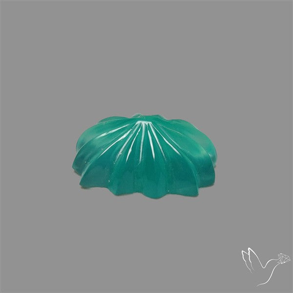 Gemmy Chrome Chalcedony Handcarved