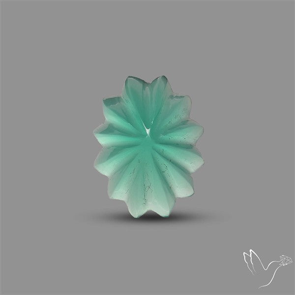 Gemmy Chrome Chalcedony Handcarved