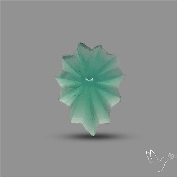 Gemmy Chrome Chalcedony Handcarved