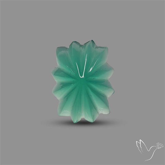 Gemmy Chrome Chalcedony Handcarved