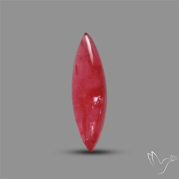 Rare Gemmy Rhodonite Cabochon