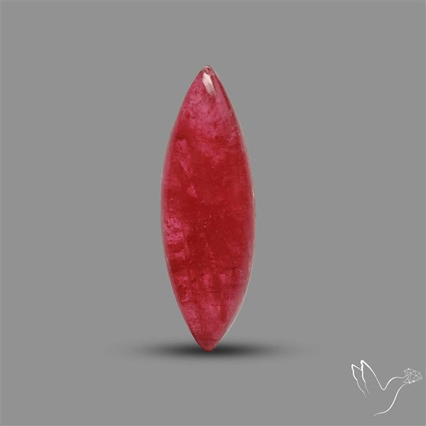 Rare Gemmy Rhodonite Cabochon
