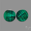 Malachite with Chattoyancy Pair