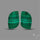 Malachite with Chattoyancy Pair