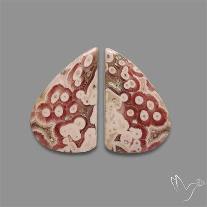 Orbicular Rhodochrosite Pair
