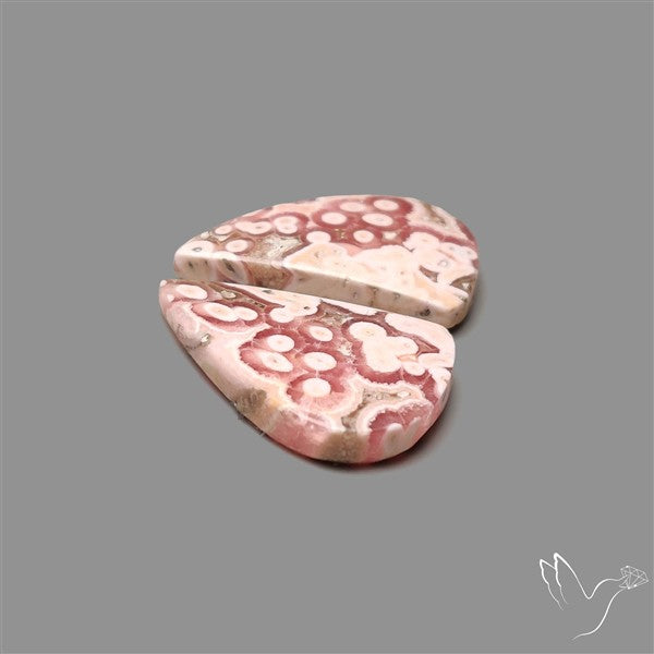 Orbicular Rhodochrosite Pair