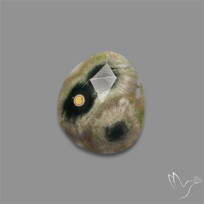 Rose Cut Orbicular Ocean Jasper