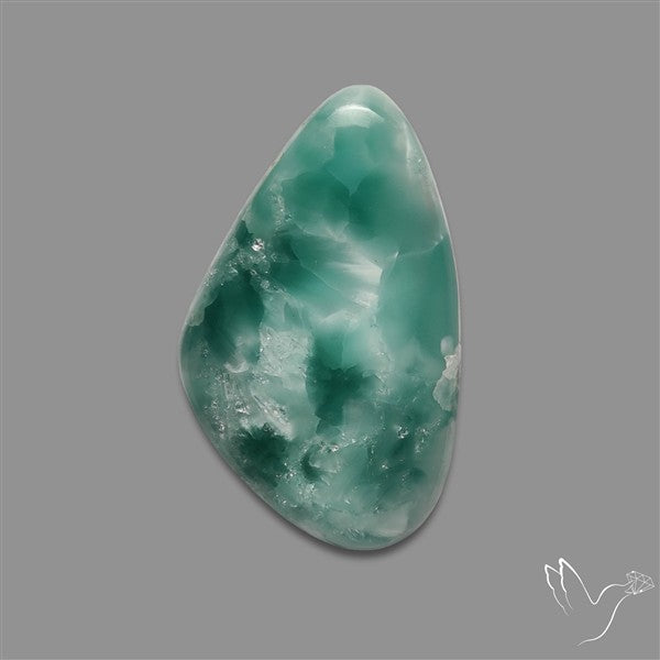 Hemimorphite Glass Cabochon