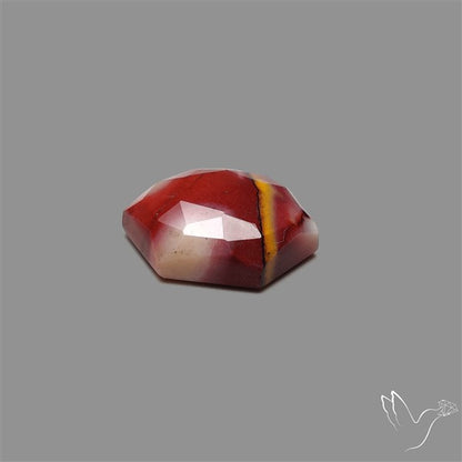 Rose Cut Mookaite Hexagon