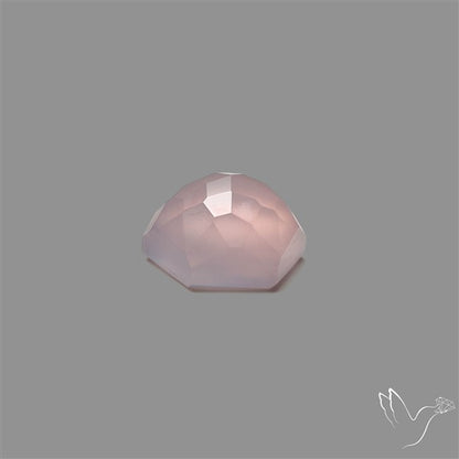 Rose Cut Rose Chalcedony Hexagon