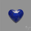 Rose Cut Lapis Lazuli Heart