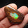 Ethiopian Opal inlay in Koroit Boulder Opal Matrix Cabochon