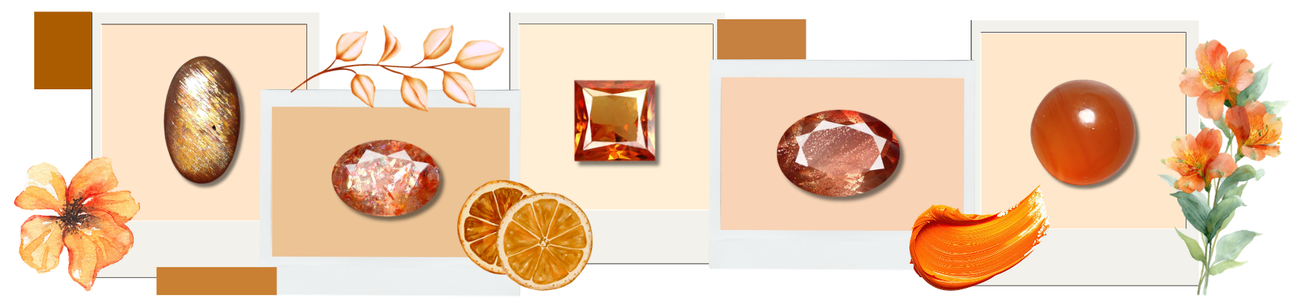 Orange Gemstones desktop