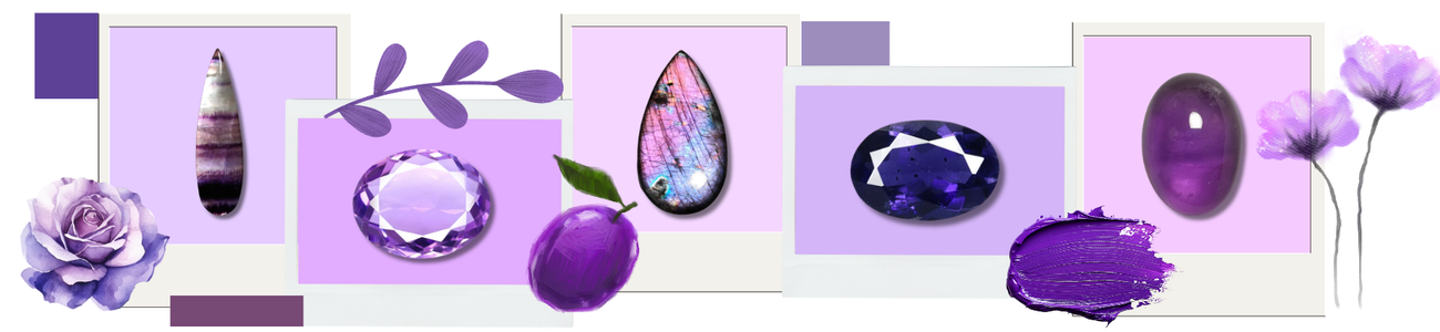 Purple Gemstones desktop