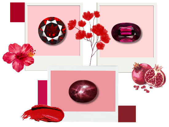 Red Gemstones mobile