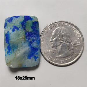 Raw Face Blue Horizon Azurite Cabochon