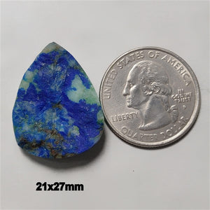 Raw Face Blue Horizon Azurite Cabochon