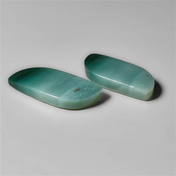 Bicolor Green Aventurine Pair