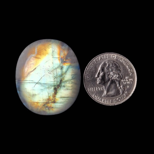 Rainbow Moonstone Cabohcon