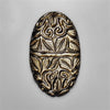 Goldsheen Obsidian Mughal Carving