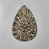 Goldsheen Obsidian Mughal Carving