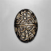 Goldsheen Obsidian Mughal Carving