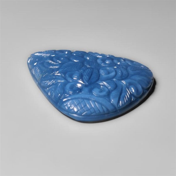 Owyhee Blue Opal Mughal Carving