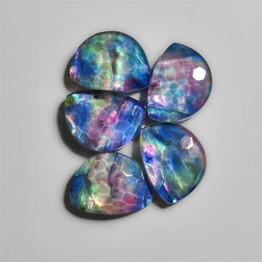 Honeycomb Cut Dichroic Glass Lot