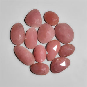 Rose Cut Guava Quartz Lot