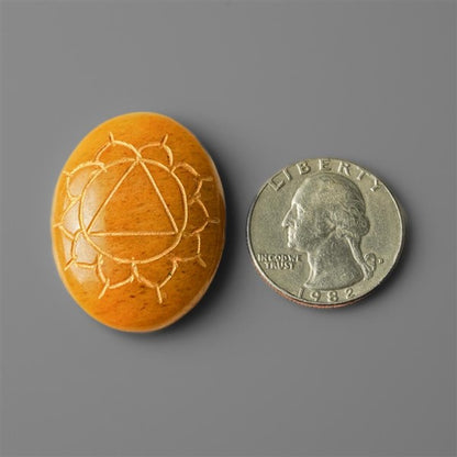 Yellow Aventuine Chakra Inlay