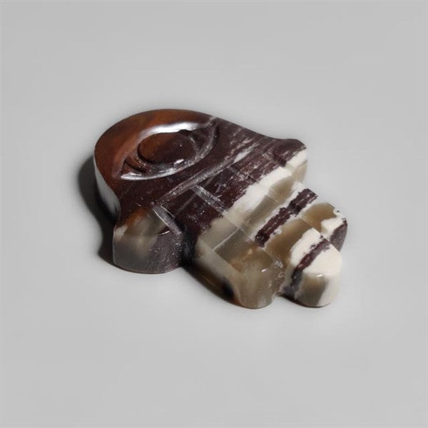 Outback Jasper Hamsa Fatima Hand Carving