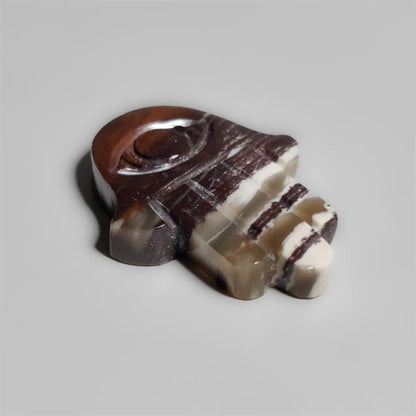 Outback Jasper Hamsa Fatima Hand Carving