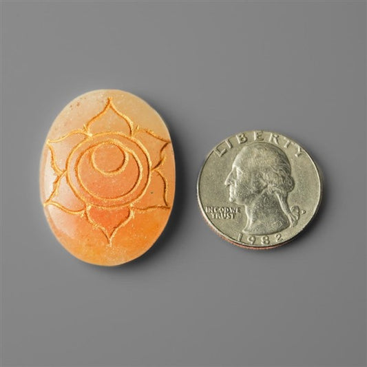Yellow Aventuine Chakra Inlay