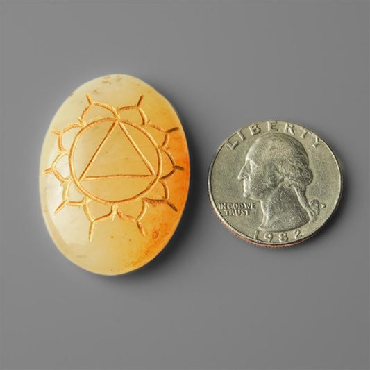 Yellow Aventuine Chakra Inlay