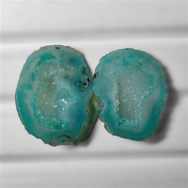Geode Druzy Pair