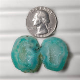 Geode Druzy Pair