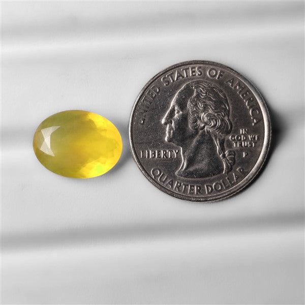 Mexican Fire Opal (unusual yellow)