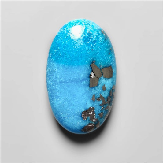Morenci Turquoise With Pyrite Inclusions