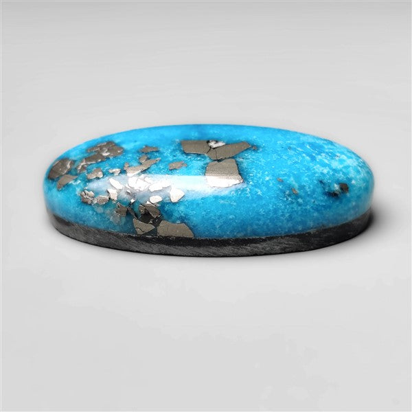 Morenci Turquoise With Pyrite Inclusions