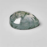 Rose Cut Himalayan Quartz and Moss Agate Doublet