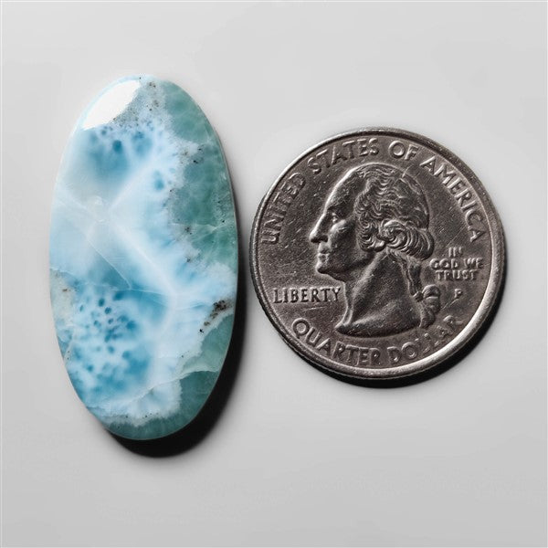 Larimar Cabochon High Grade