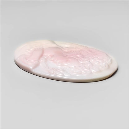 Pink Conch Shell Cameo Carving