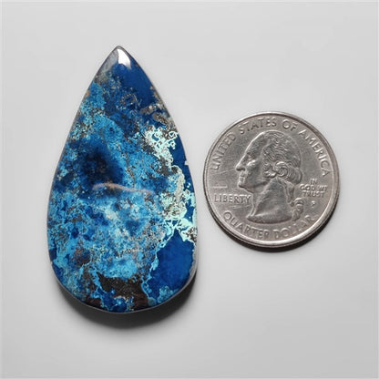 Azurite Shattuckite Cabochon