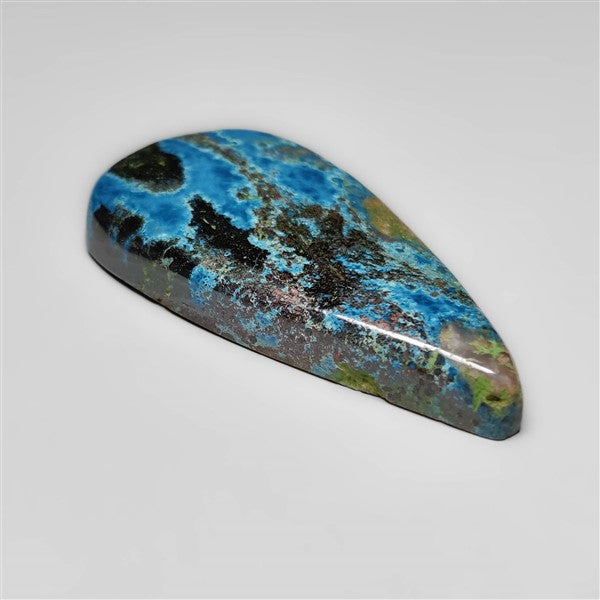 Azurite Shattuckite Cabochon