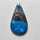 Azurite Shattuckite Cabochon
