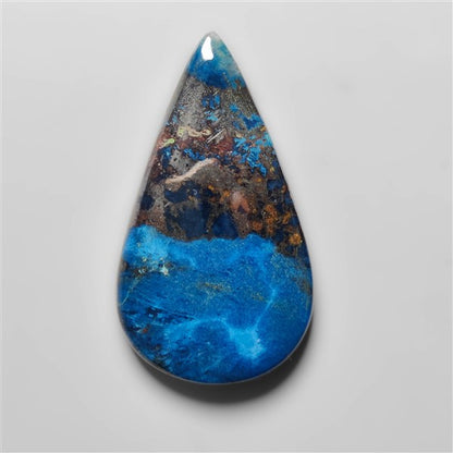 Azurite Shattuckite Cabochon