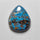 Azurite Shattuckite Cabochon